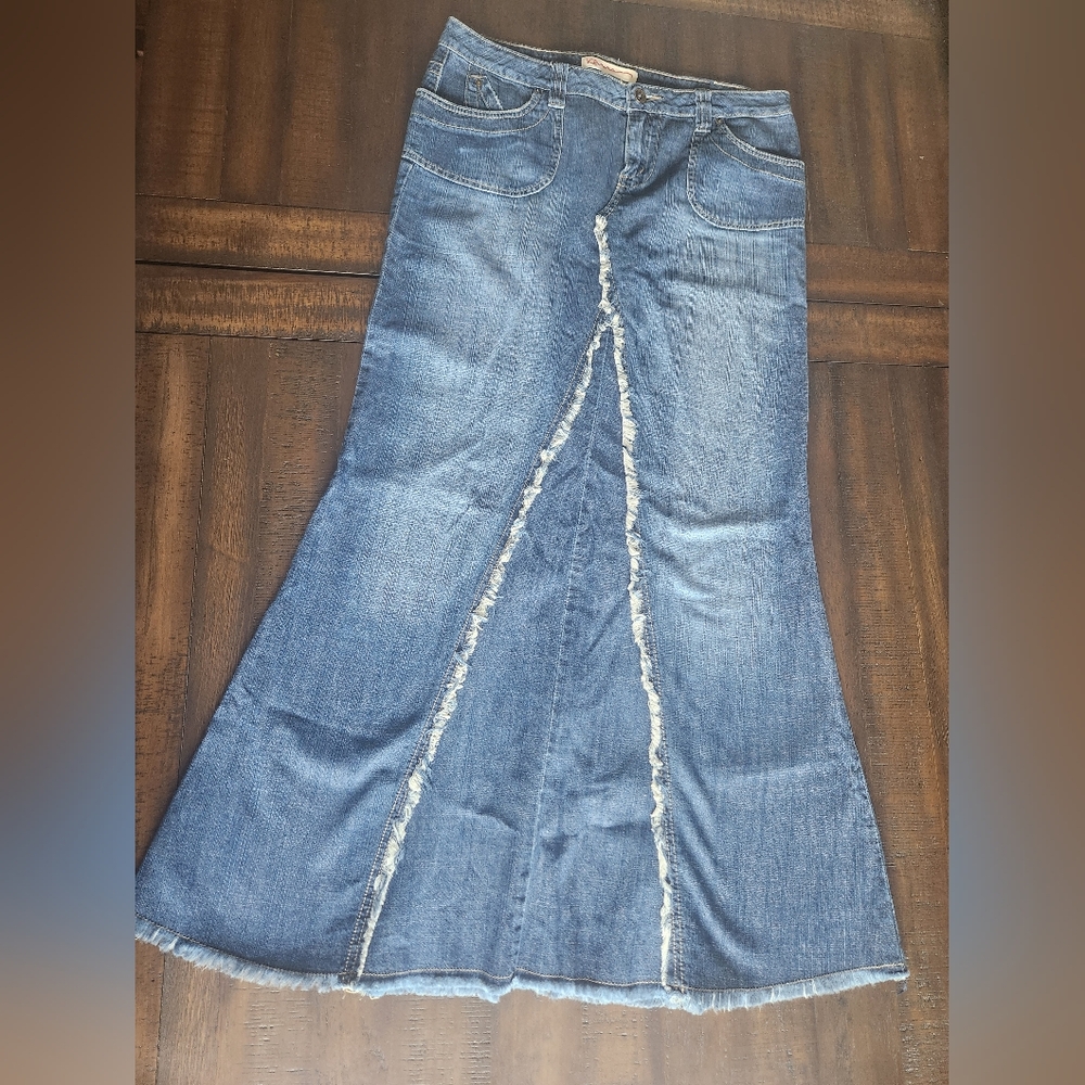 Kama Jean Maxi Skirt Sz 9 Jr/Medium Women's